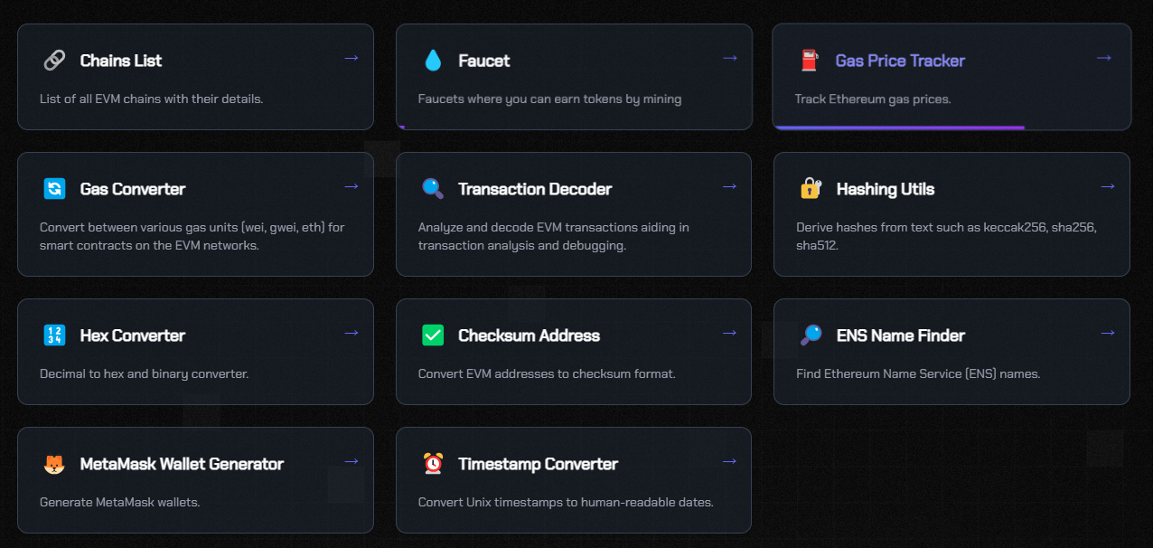 EVM Tools